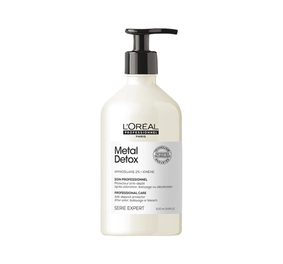 L'Oréal Professionnel Serie Expert Metal Detox zabezpieczająca odżywka-kuracja do włosów po farbowaniu lub dekoloryzacji 500 ml