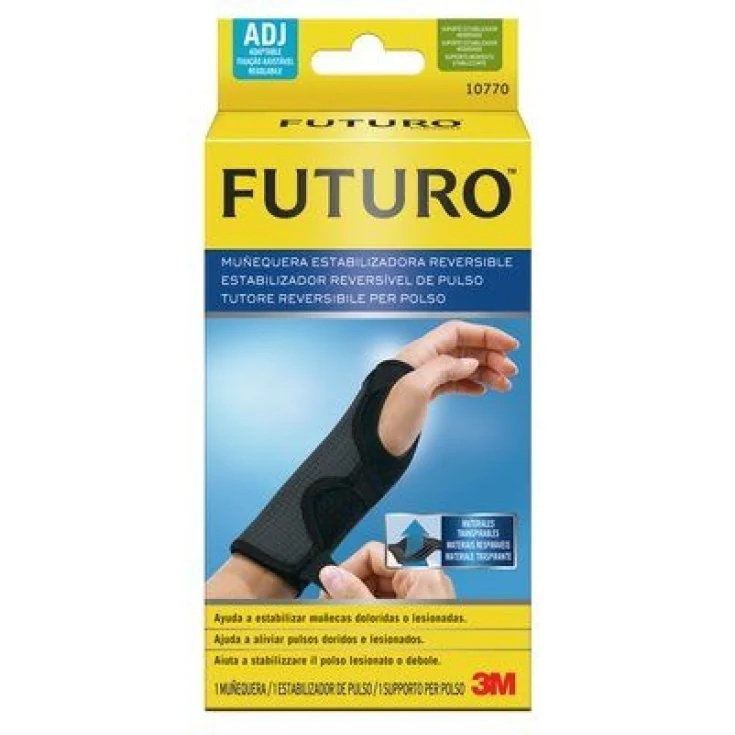 3M Future Black dvostranska opornica za zapestje, 1 kos, stabilizira in podpira