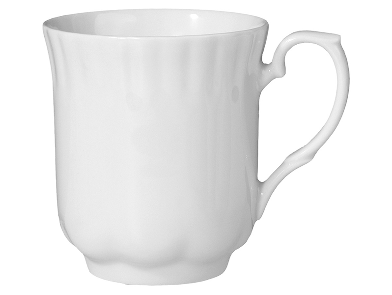 Kubek porcelanowy Iwona 300 ml biały