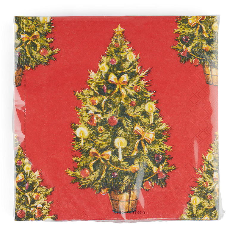 Vie Eco Servetten, 20 stuks, 40x40 cm, met patroon.
