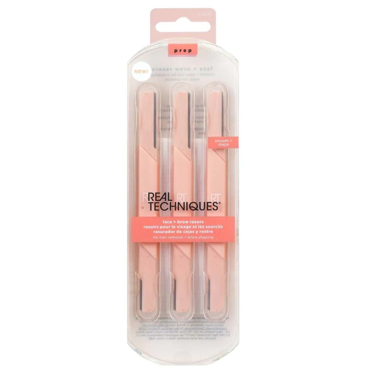 Real Techniques Maszynki do golenia Face And Brow Razors 3szt