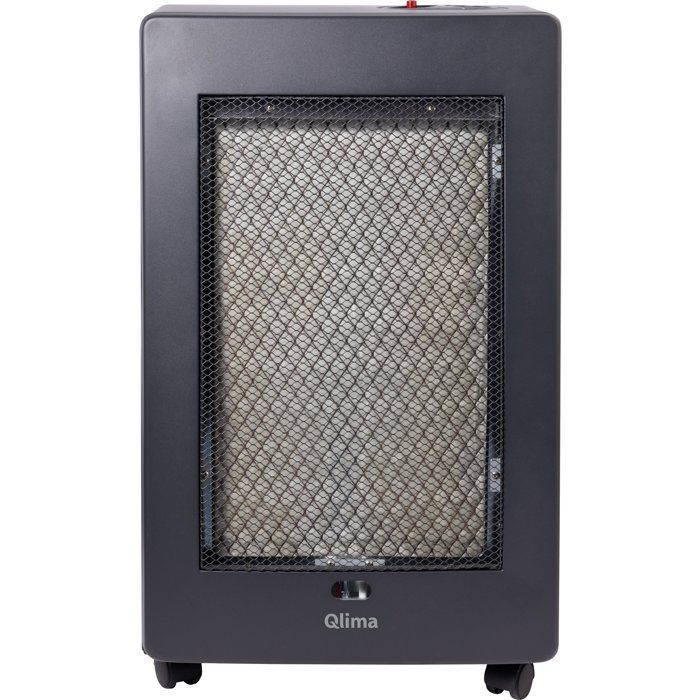 Poêle à gaz - Qlima - GH 825 C - 1300 W à 2500 W - Gaz catalytique - Allumage piezo - Jusqu'à 80 m³