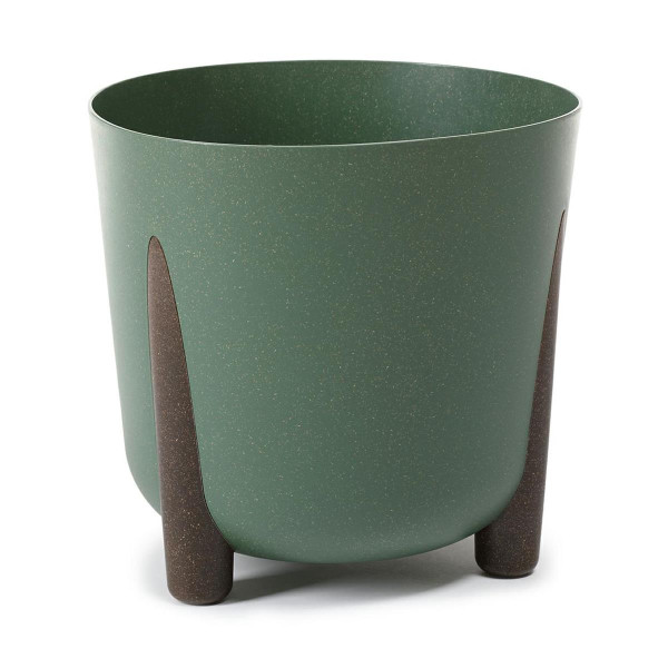 Donica Moss ECO wood zielona 34xh32 cm