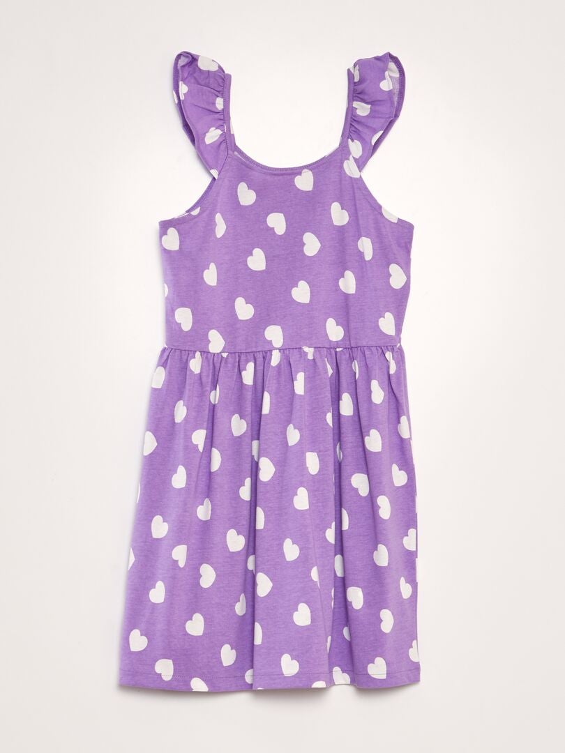 Vestido ligero estampado - MORADO
