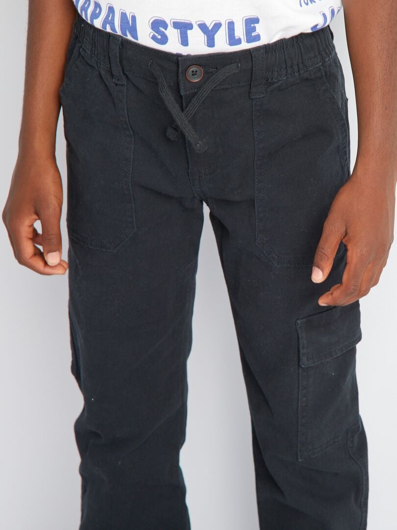 Calça cargo - preta