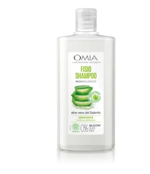 OMIA Shampoo Hidratante Orgânico Omia com Aloe Vera de Salento 200 ml Cabelos Normais