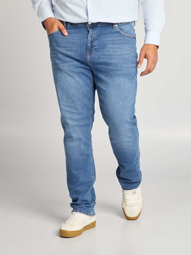 Calça jeans slim de 5 bolsos - tamanho L34 - azul