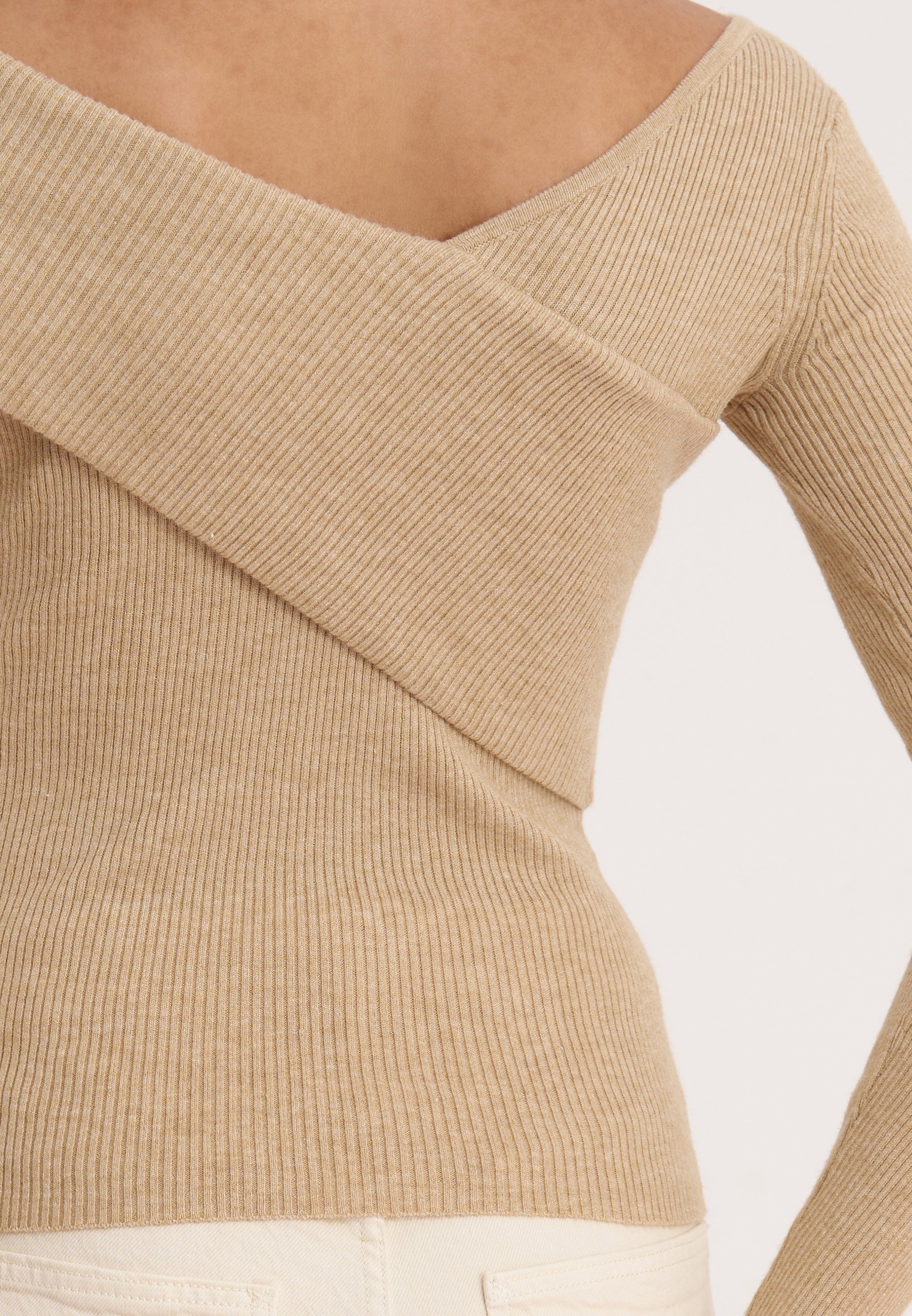 Pull Even&Odd - beige chiné
