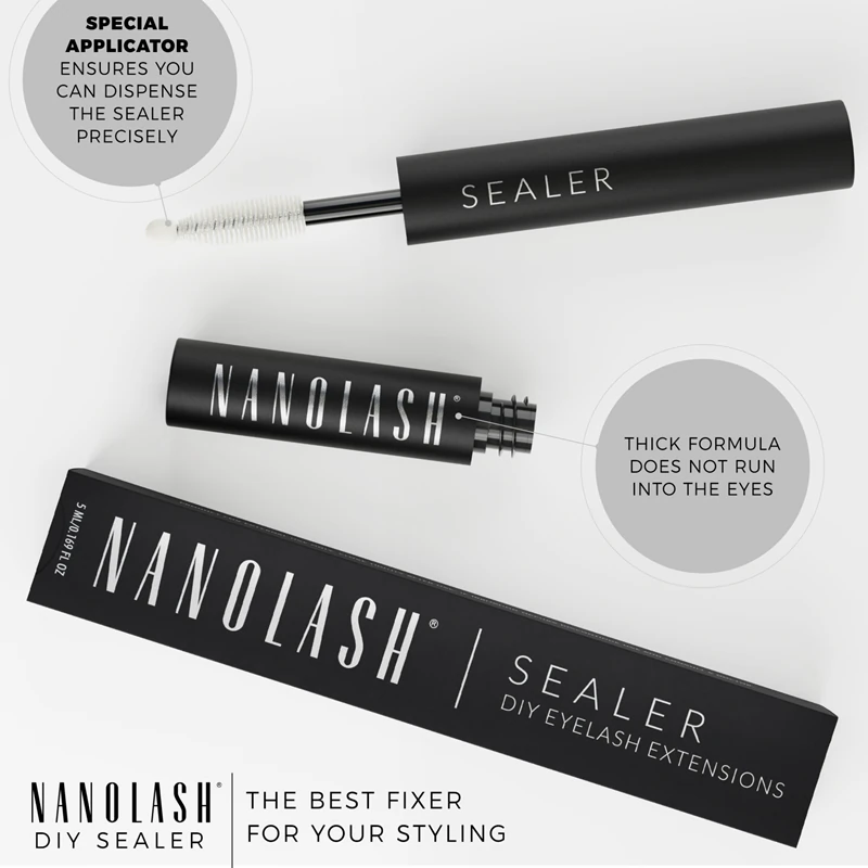 Nanolash DIY Sealer – transparentes Fixiergel für Wimpernverlängerungen