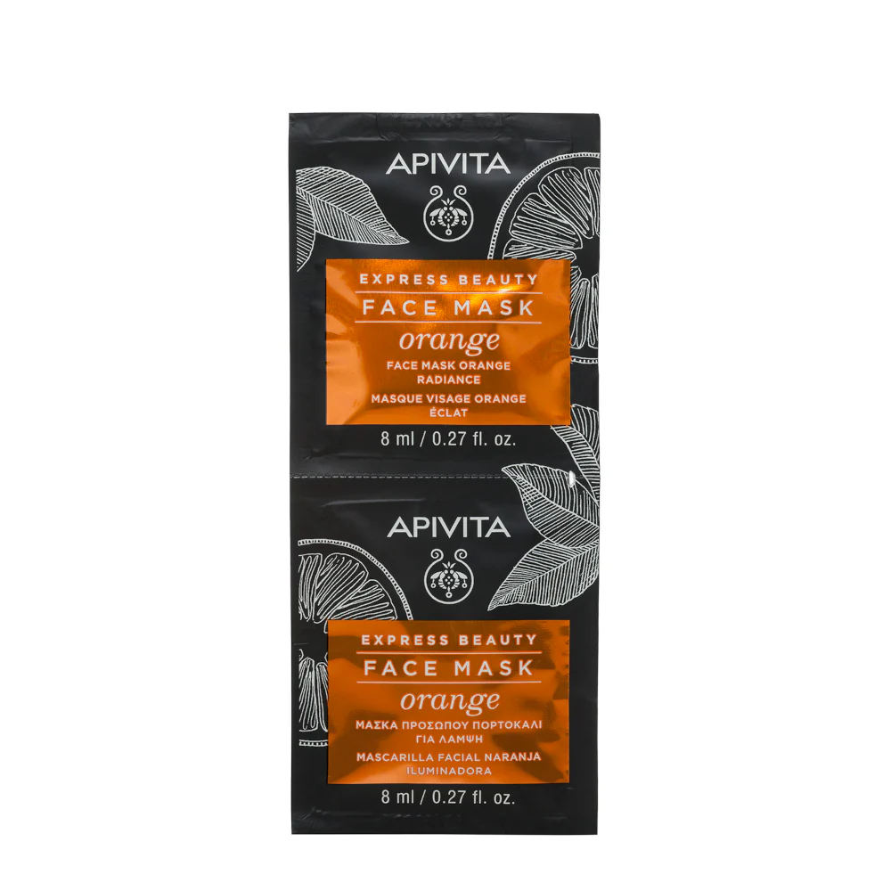 Express Beauty - Viso Maschera Viso Illuminante con Arancia - Maschera Illuminante viso