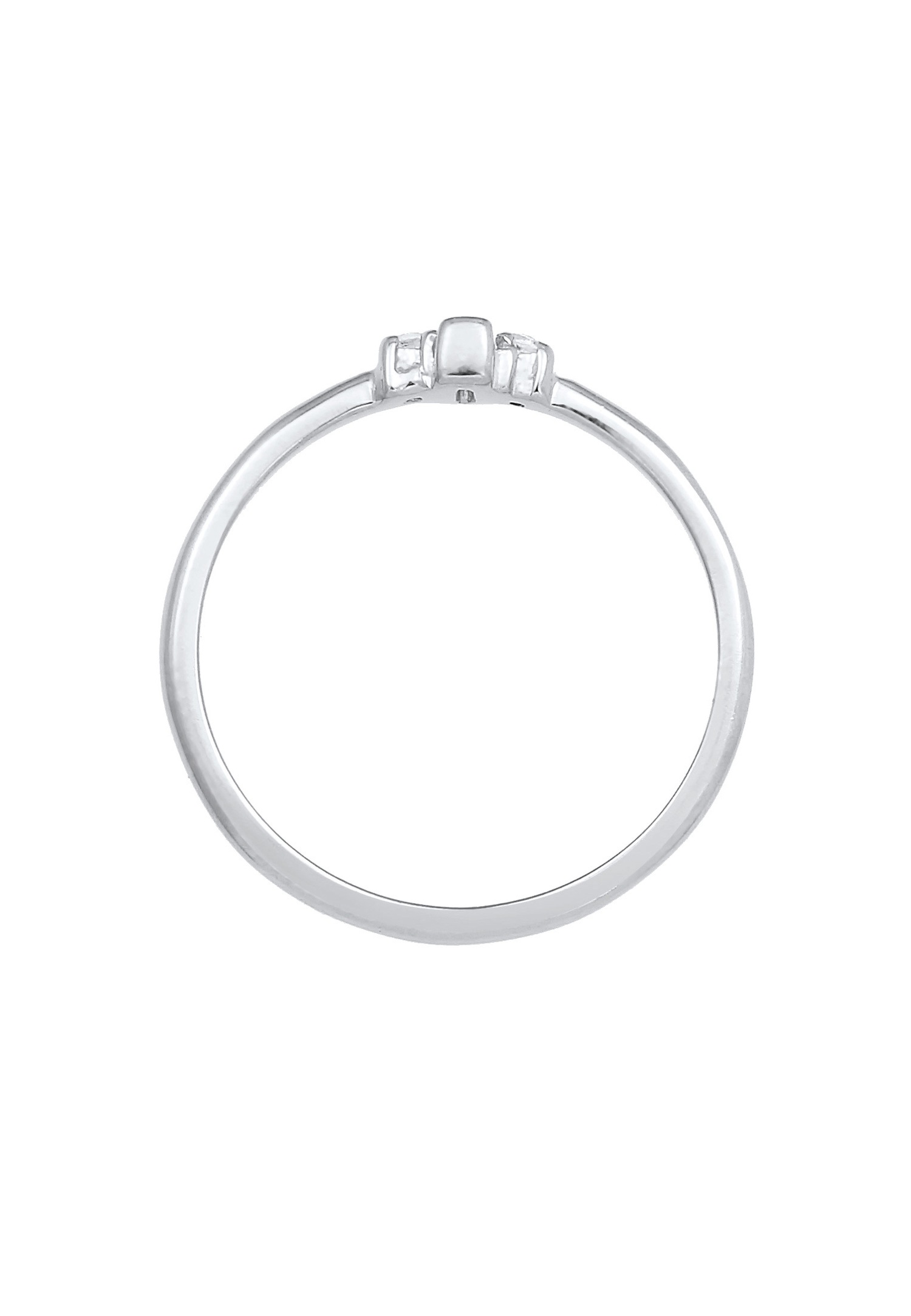 Elli PREMIUM Elli PREMIUM Bague Femmes Solitaire Fiançailles Filigrane avec Topaze en argent sterling 925 Plaqué or