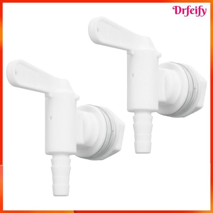 Set di 2 rubinetti per imbottigliamento Akozon con rubinetto staccabile per birra e birrificazione, con uscita a innesto rapido, per uso domestico e culinario.