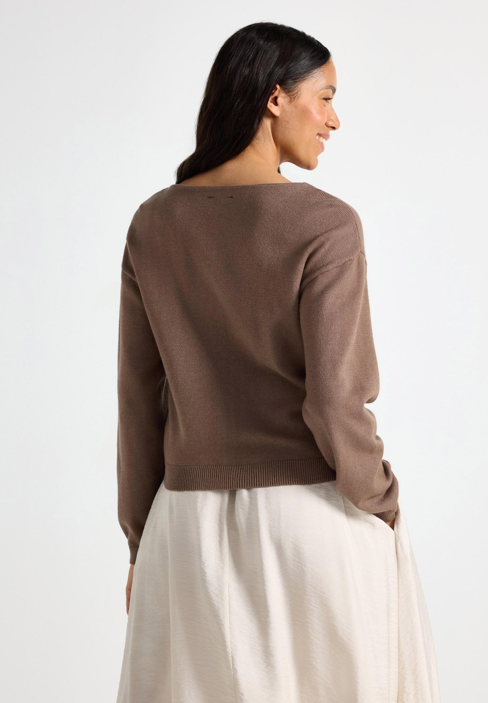 Lindex STINA - Strickjacke - braun