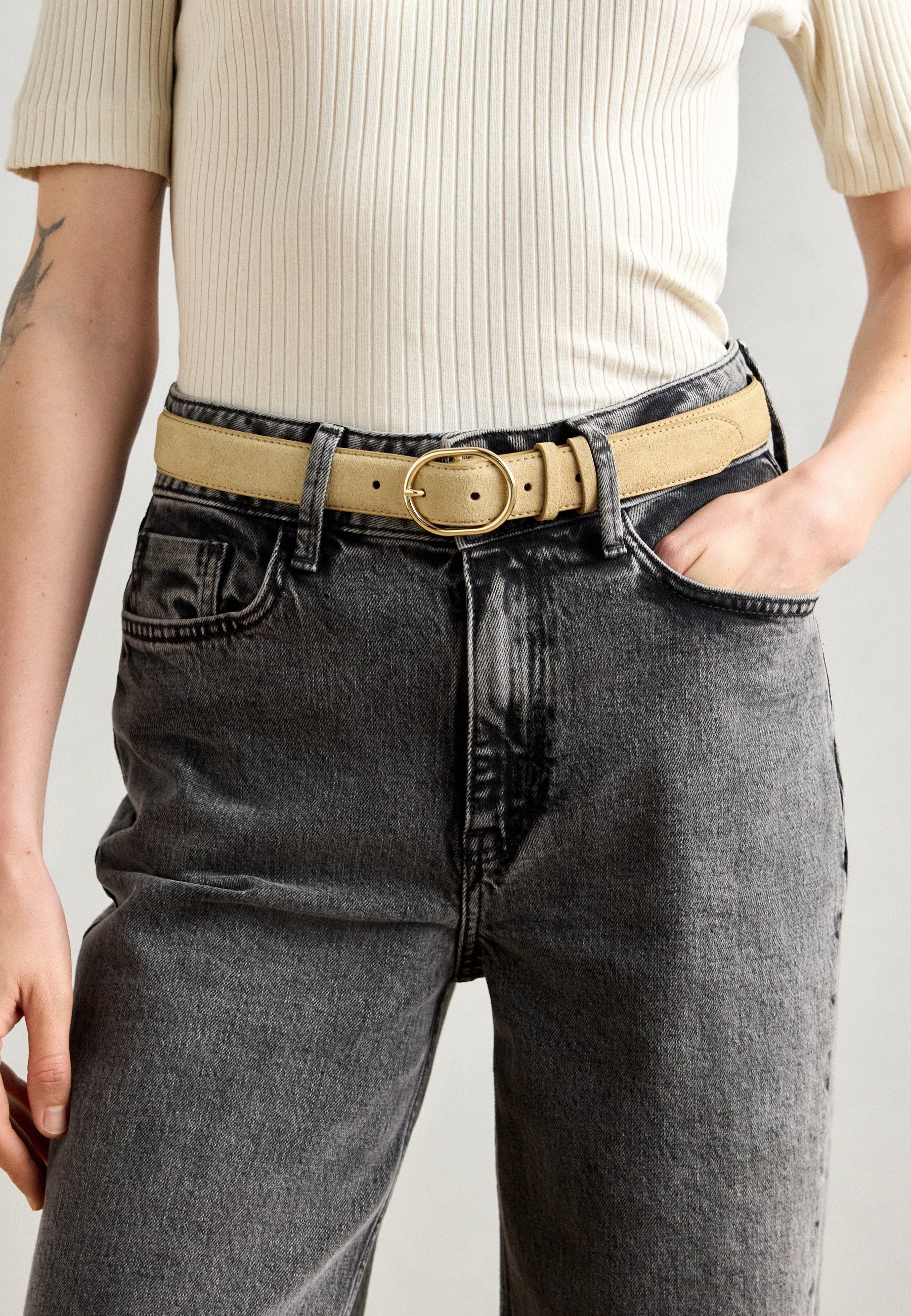 Anna Field 2-delige set - Riem - beige/bruin