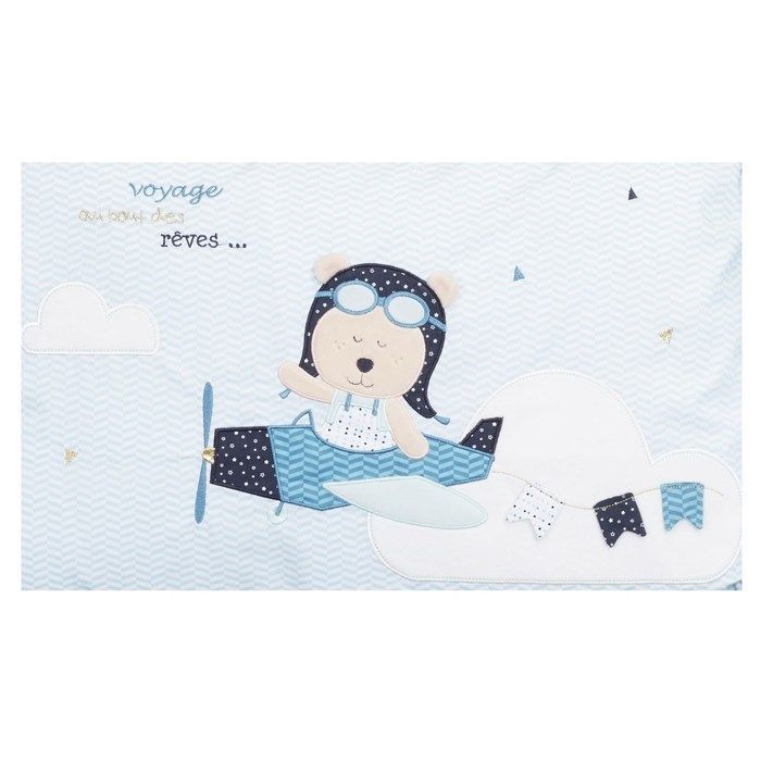 Tour de lit - SAUTHON - LAZARE - Bleu - Coton - 120x60 ou 140x70