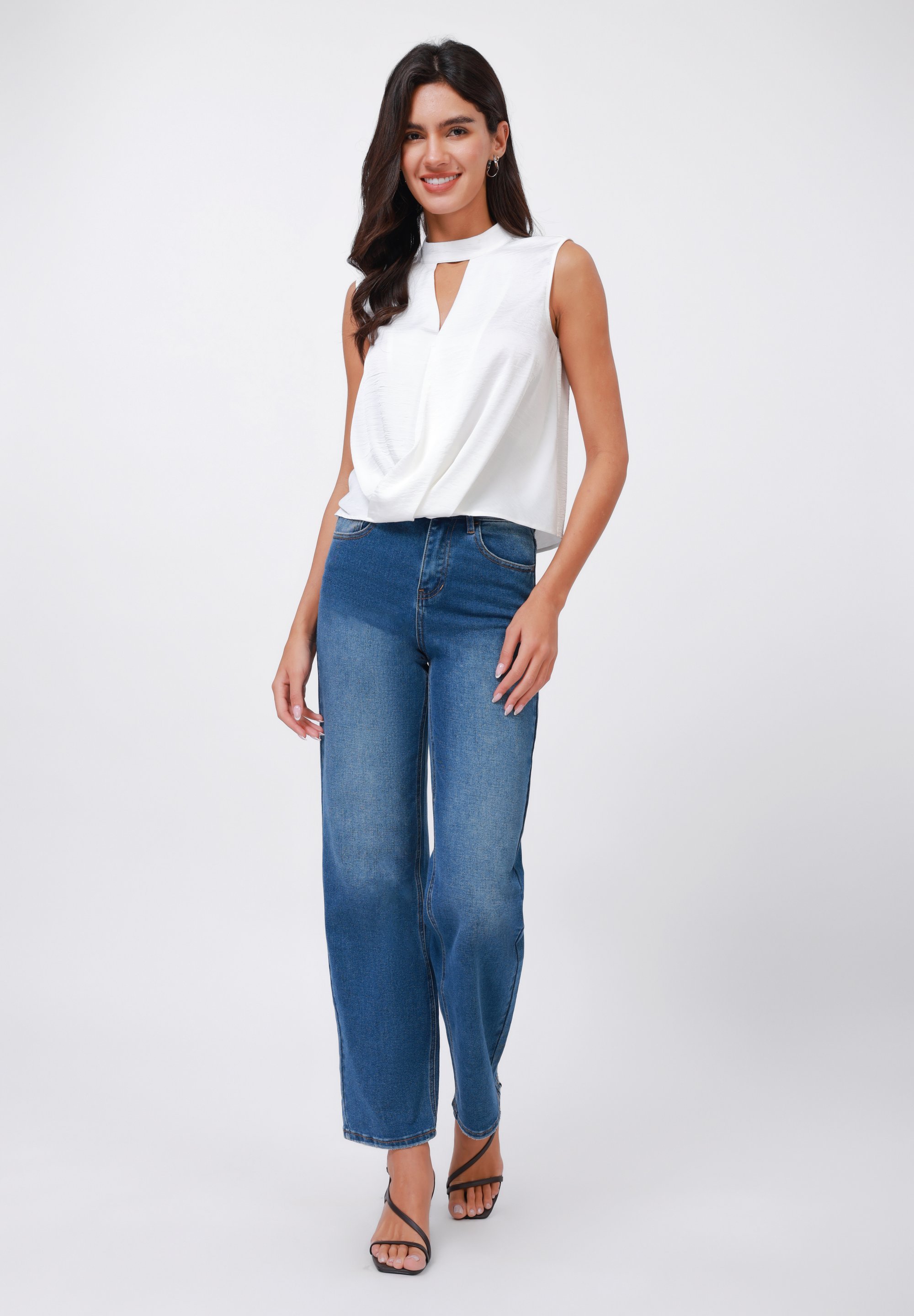 Anna Field Bluse – cremeweiß