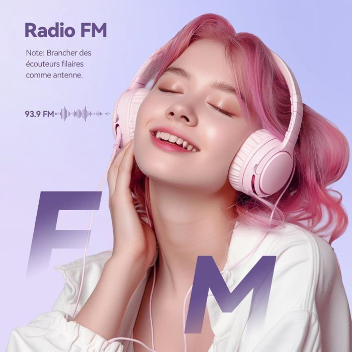 Lecteur MP3 - AGPTEK - 64Go - Bluetooth 5.3 - Écran 2.4'' - Haut-parleur HiFi