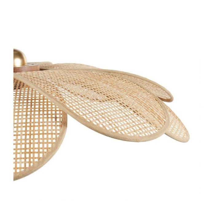 Luminária pendente pequena Margaux em bambu, 60 cm, Ostaria