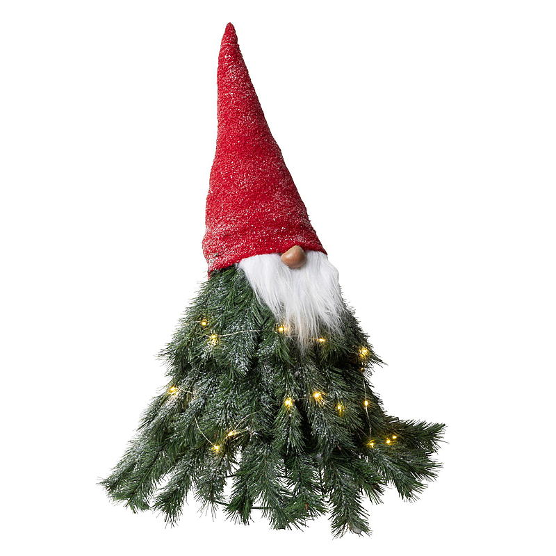 Hjem Julemanden 72 cm LED-lys med rød hat