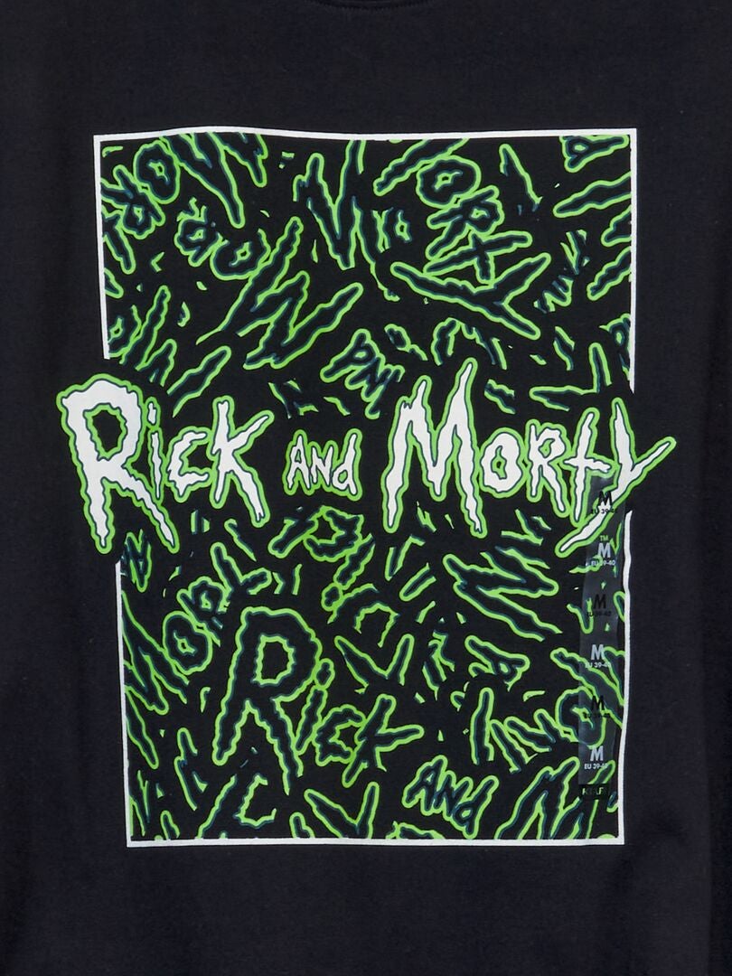 Koszulka Rick i Morty - czarna