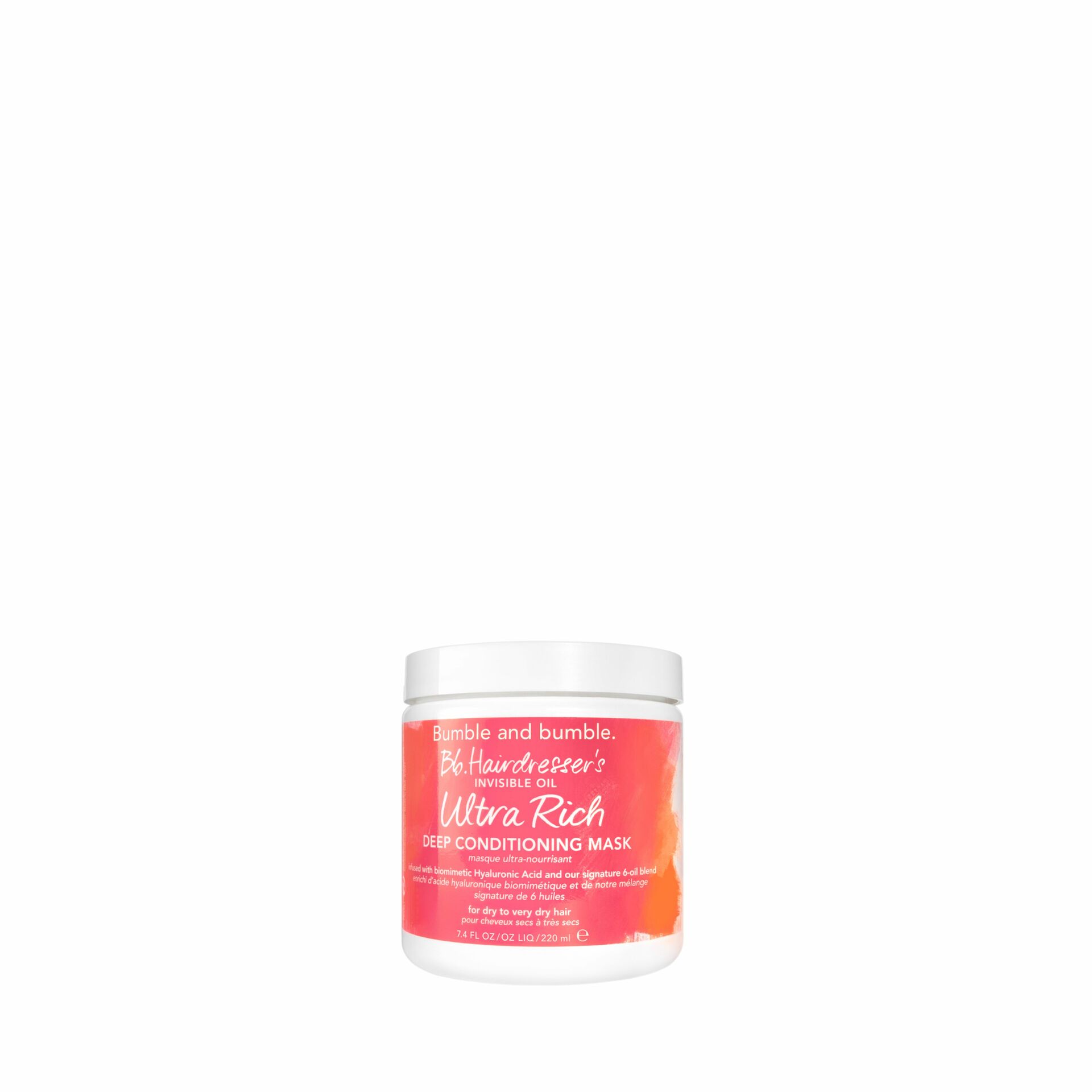 Mască de îngrijire profundă cu ulei invizibil pentru coafor, ultra bogată, 200 ml - Bumble and bumble