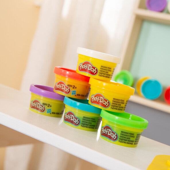 Σετ εκκίνησης, roba x Play-Doh για παιχνίδι και μοντελισμό, με 12 κονσέρβες πλαστελίνης