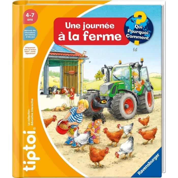 tiptoi®, Interaktiivinen kirja, Päivä maatilalla, Ikä 4+, 13099014, Ravensburger