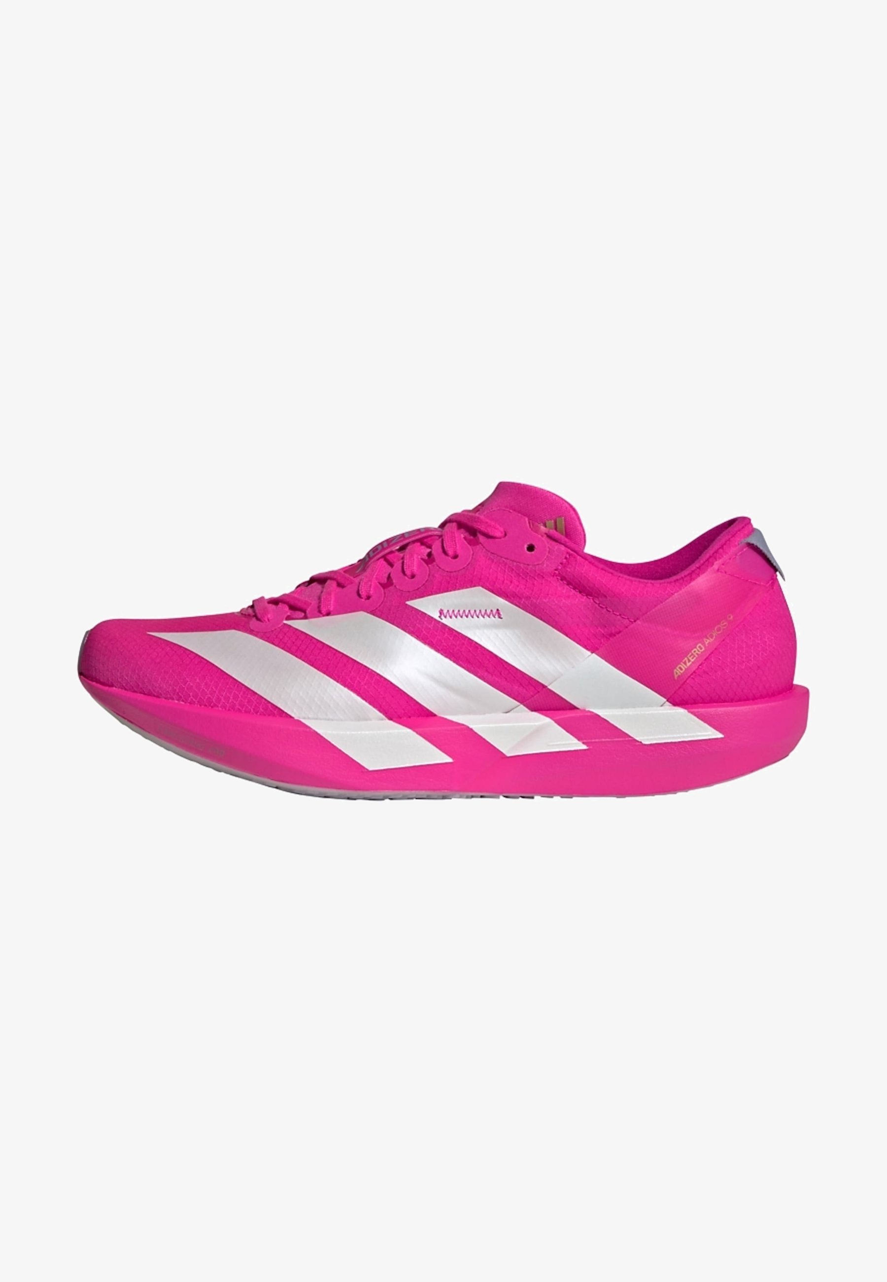 adidas Performance ADIZERO ADIOS 9 - Scarpe da corsa su strada - rosa shock argento metallizzato viola