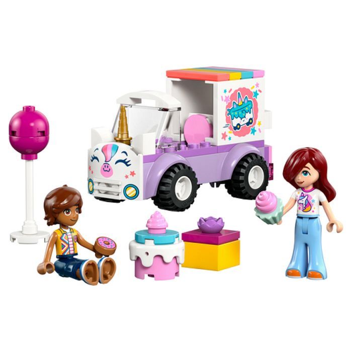 LEGO Friends 42675 La Voiture Licorne - Jouet dès 4 ans - Motricité Fine - Idée de Cadeau