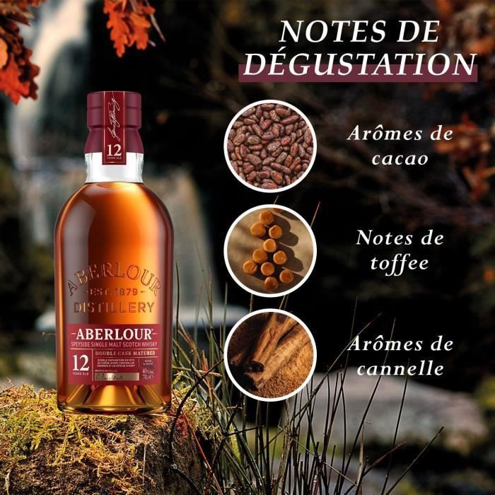 Aberlour - 12 anni - Scotch Single Malt Whisky con confezione regalo - 40,0% vol. - 70 cl - senza confezione regalo