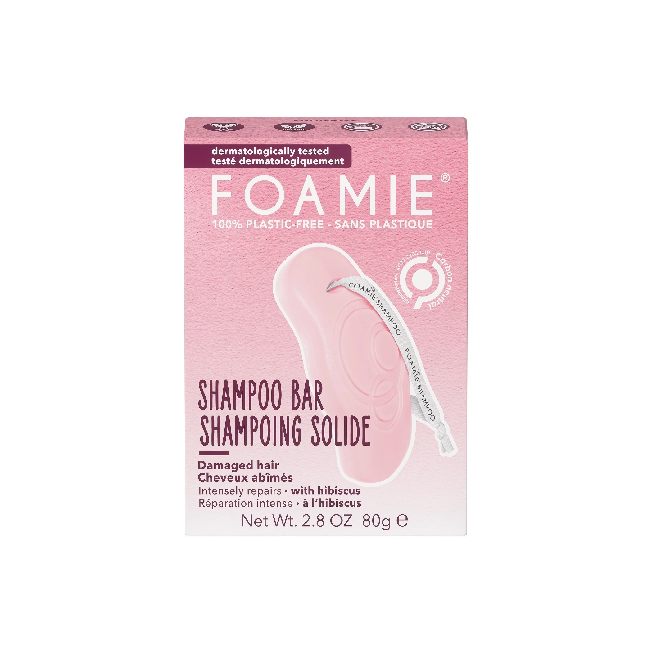 Cura dei Capelli Hibiskiss shampoo solido - Shampoo Riparatore, Shampoo Rinforzante