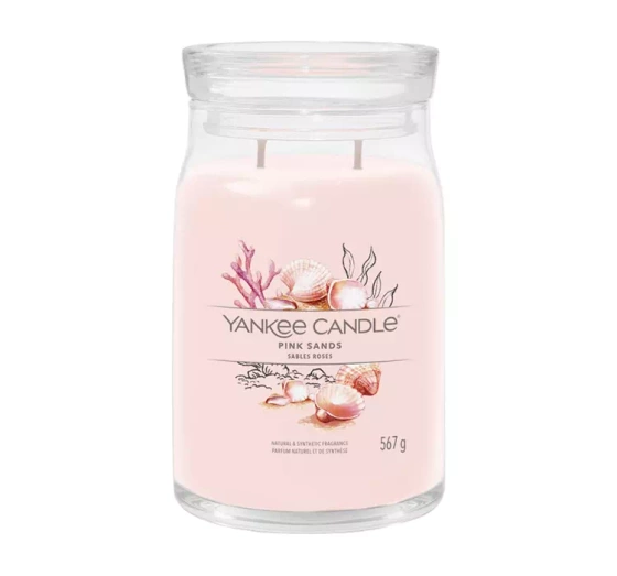 Yankee Candle Signature duża świeca zapachowa Pink Sands 567 g