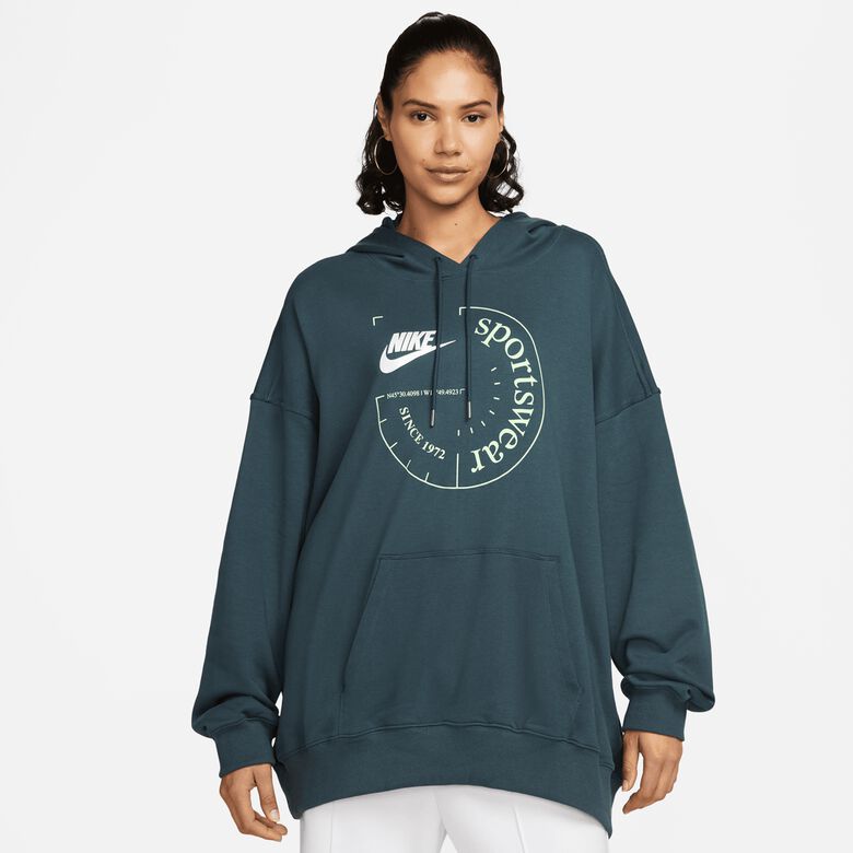 Sportswear oversized French Terry hoodie