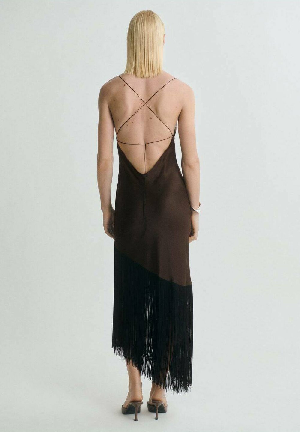 Mango maxi-jurk - bruin