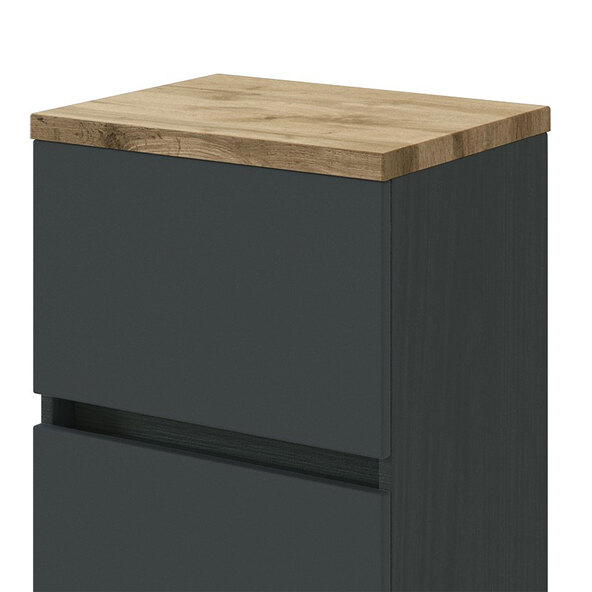 Bristol base cabinet, 40 cm, matt grey/graphite grey