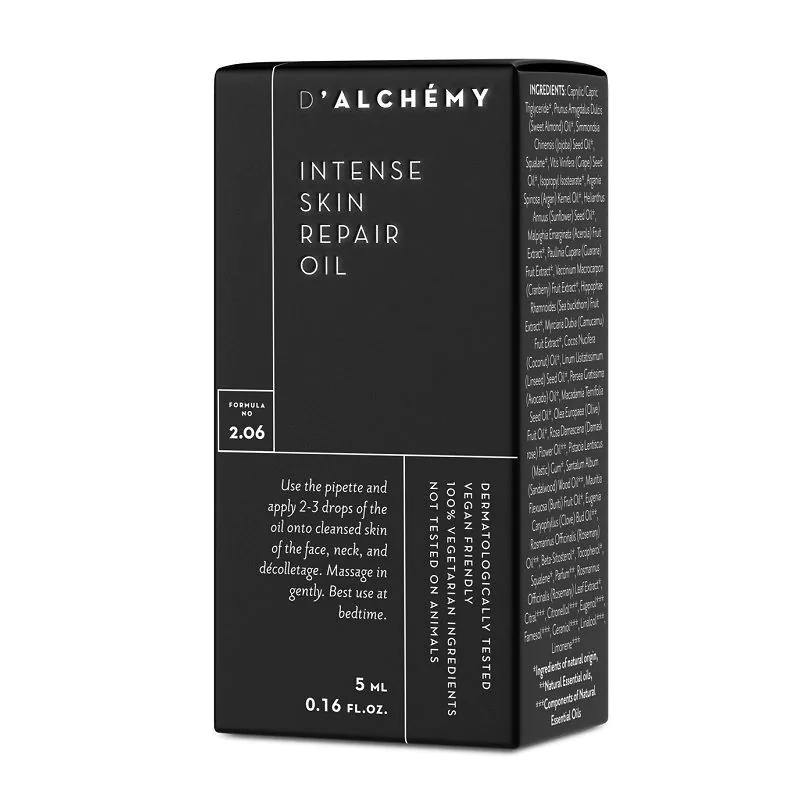D'Alchemy Intense skin repair oil Intensywnie regenerujący olejek do twarzy