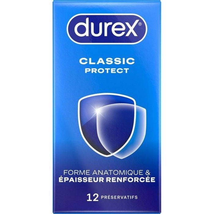 Preservativi Durex Extra Protect, confezione da 12 pezzi