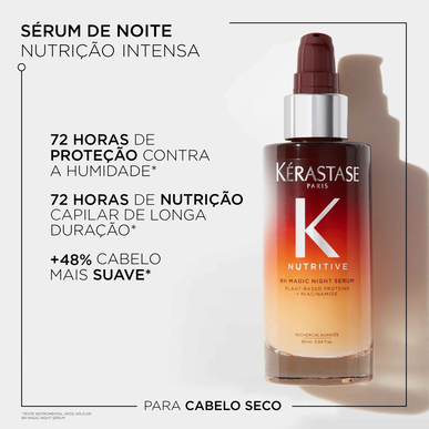Kérastase Nutritive 8H Magic Night Serum Intense Nourishing Yöseerumi kuiville hiuksille 90 ml 90 ml