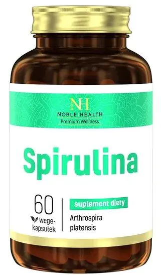 Noble Health Spirulina 60 Kapsułek
