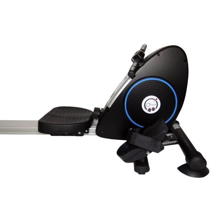 O'Fitness Home Roeimachine met Centrale Trekkracht - Magnetisch Vliegwiel van 5 kg - Teller met 5 Functies