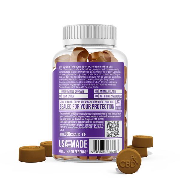 CBDfx ramunėlių ir pasiflorų miego guminukai X60 1500 mg | Sveikata | Superdrug