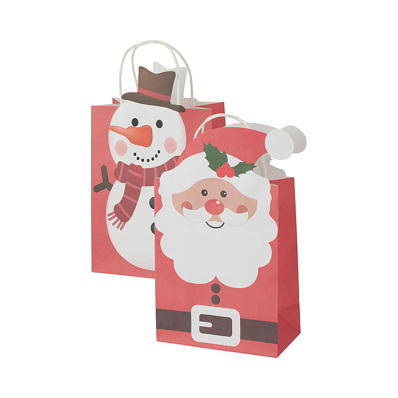 Sac cadeau pour la maison 25,5 x 11 cm pour enfants Noël