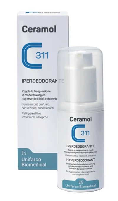 CERAMOL Ceramol 311 Hyperdeodorant voor de gevoelige huid 75 ml