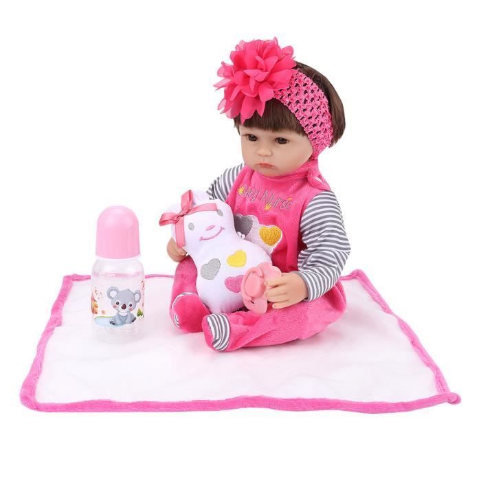 Bebê Reborn - Shinehalo - 45 cm - Ultrarrealista - Mamadeira Grátis - Certidão de Nascimento