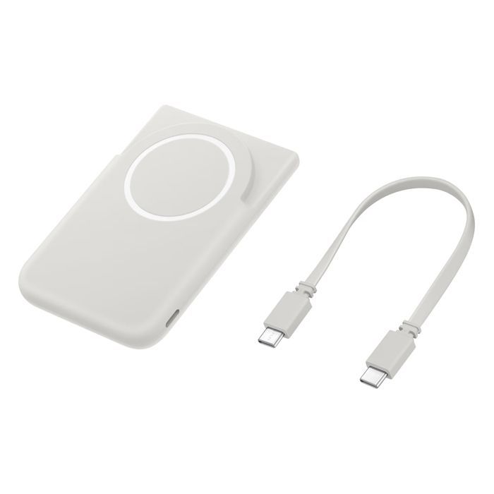 Batería externa inalámbrica Magnet de 5000 mAh - Powerbank inalámbrico - Gris
