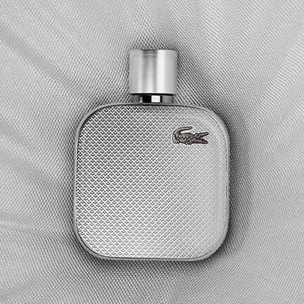 Lacoste L1212 Ασημί Γκρι