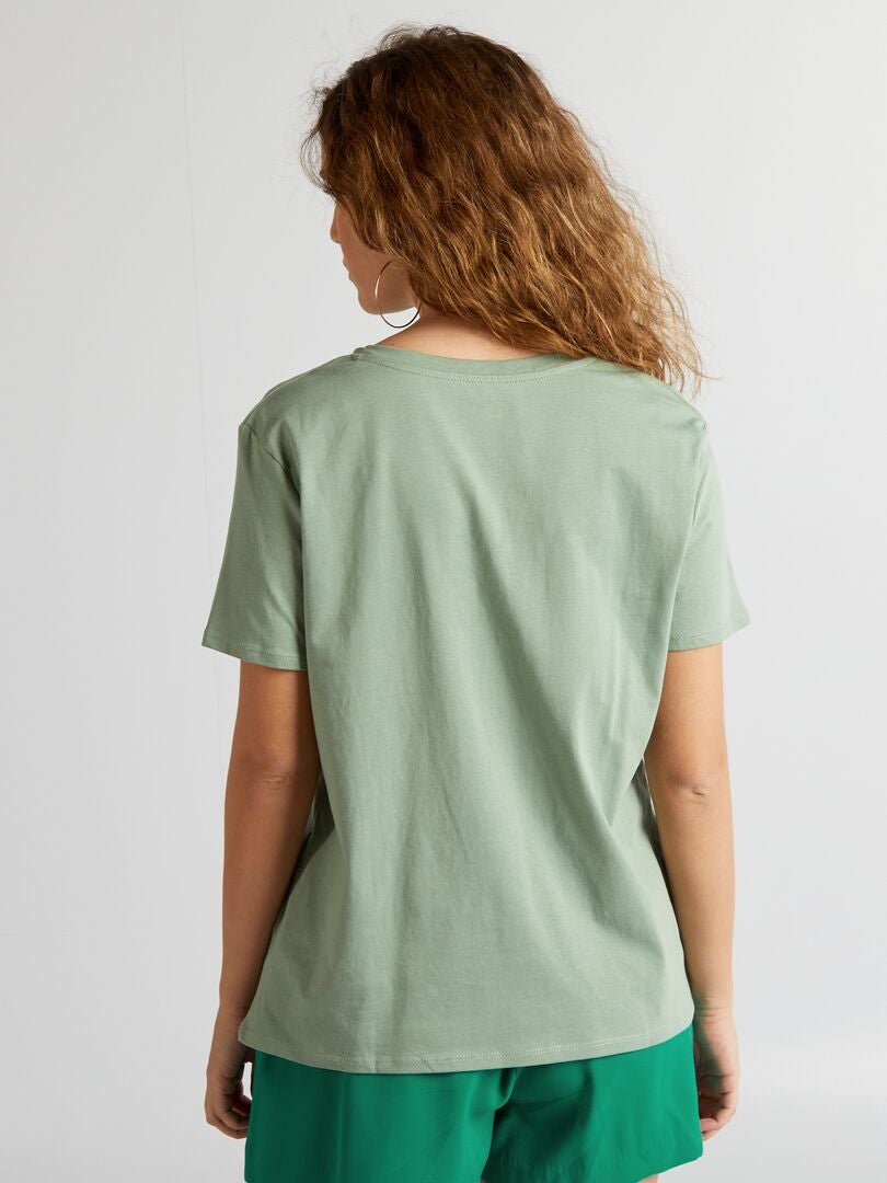 Camiseta básica - VERDE