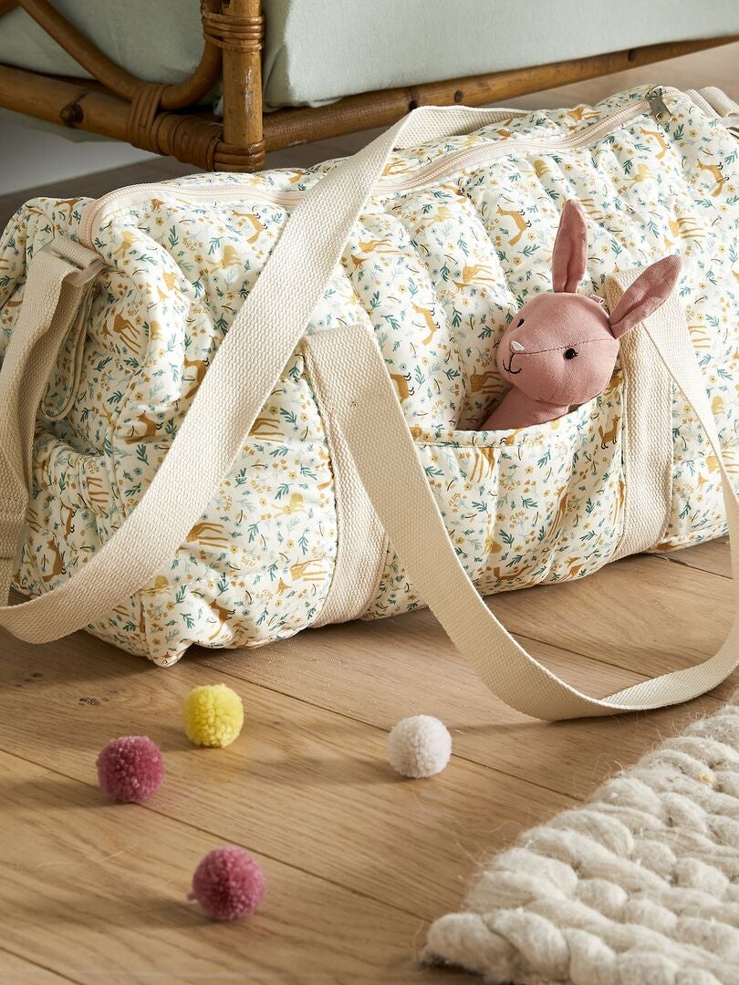 Luiertas + Kinderwagenbevestiging - WIT