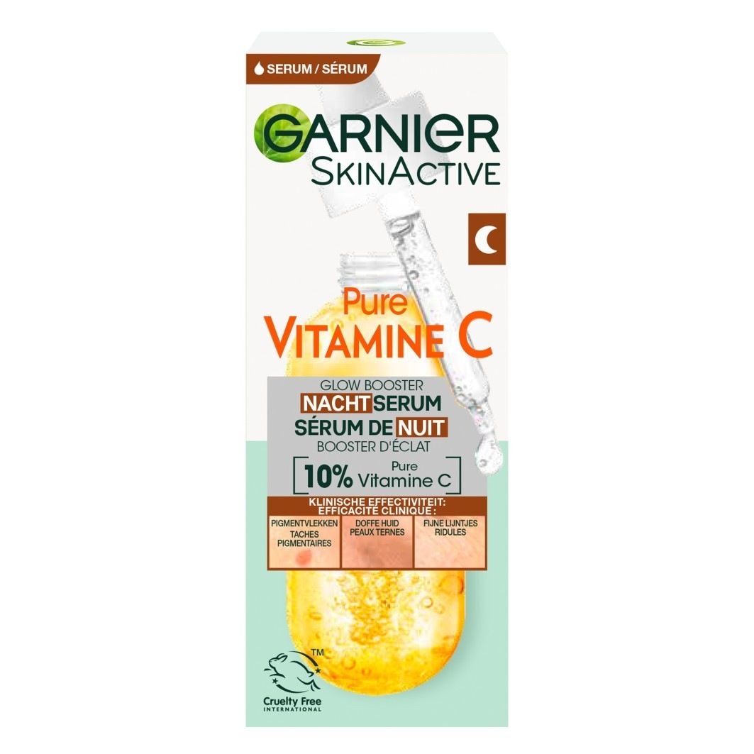 Garnier Vitamin C Serum Skin Active Vitamin C Glow Booster nočné sérum - 30 ml