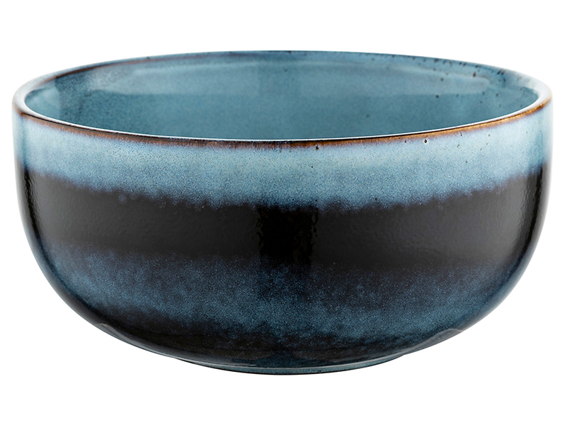 Salaterka Moon Dust ceramiczna 14,7 cm granatowa